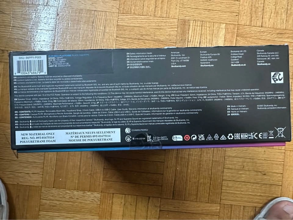 New Unopened Skullcandy PLYR Multi-Platform Wireless Gaming Head - photo 3