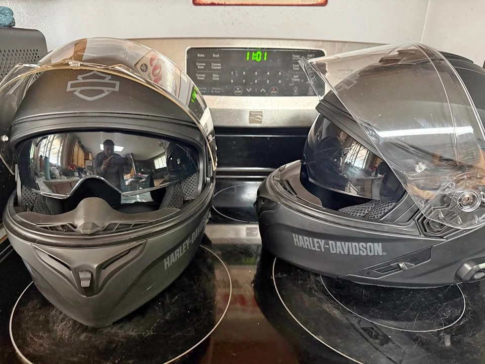 Harley Davidson SENA Modular helmets ($250 each)