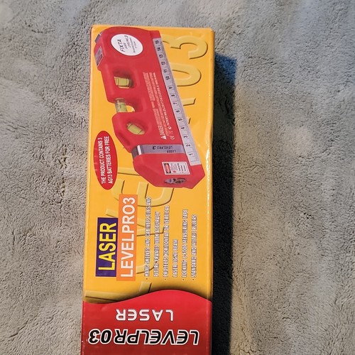 LEVELPRO03 Line Laser Level w/ 8ft Tape 2-Way Bubbles - photo 2