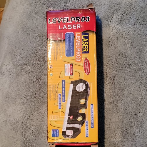 LEVELPRO03 Line Laser Level w/ 8ft Tape 2-Way Bubbles - photo 3