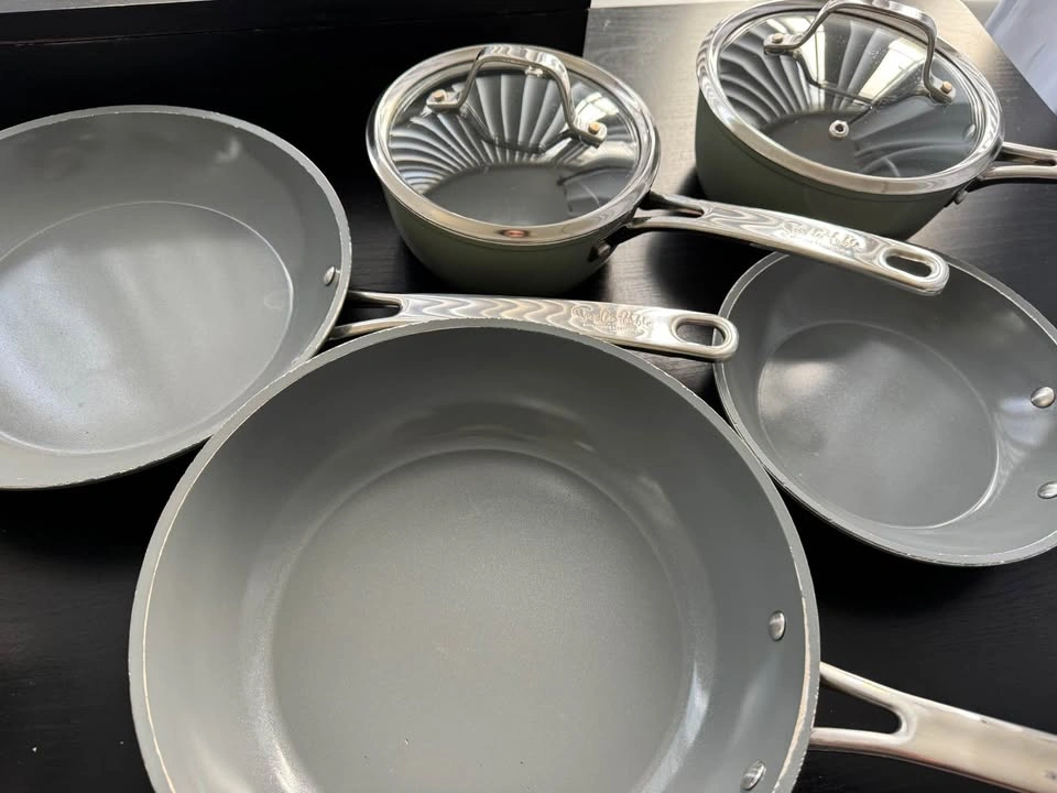 10 Pieces Cookware- Ceramic/Aluminum - photo 2