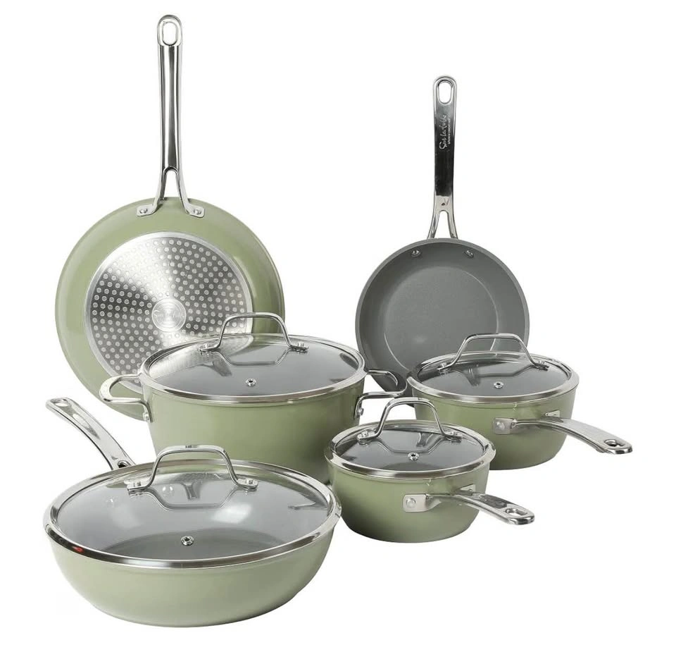 10 Pieces Cookware- Ceramic/Aluminum - photo 3