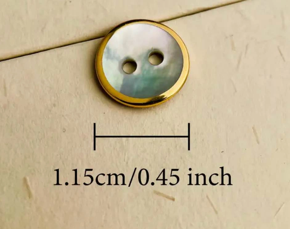 Mother of Pearl Buttons (10 pieces) - photo 2