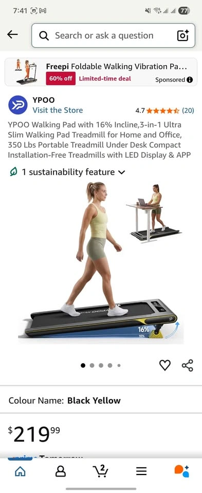 Brand new YPOO Walking Pad/running machine - photo 2