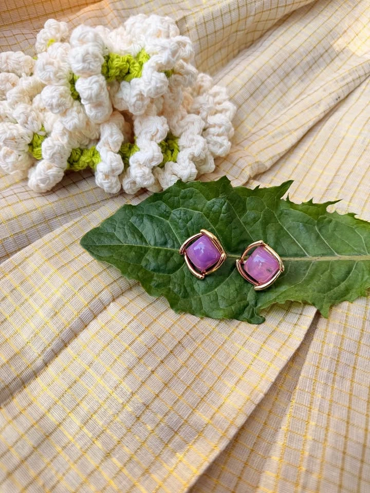 Purple Earrings