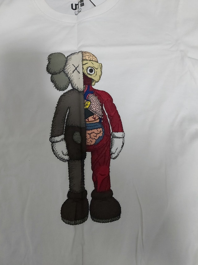 Kaws x Uniqlo UT white graphic tee