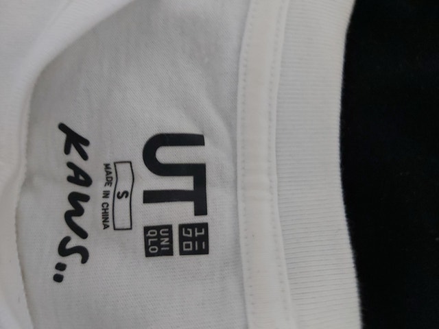 Kaws x Uniqlo UT white graphic tee - photo 2
