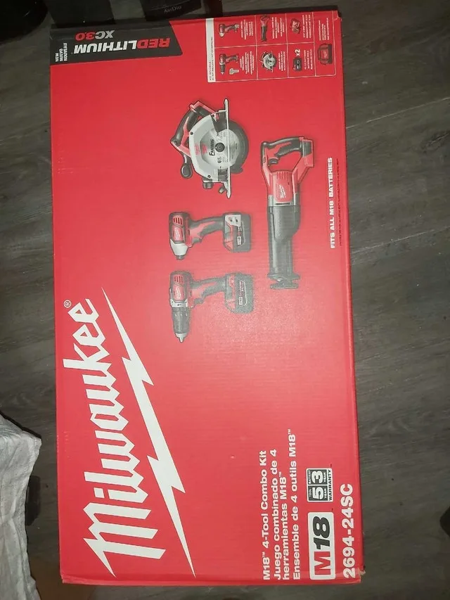 Milwaukee 4 combo tool kit