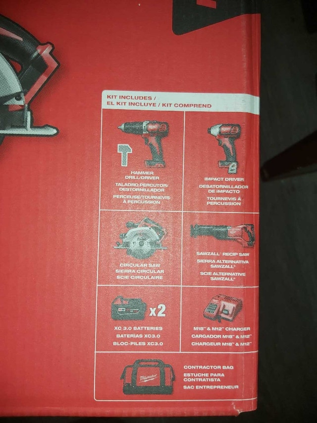 Milwaukee 4 combo tool kit - photo 2