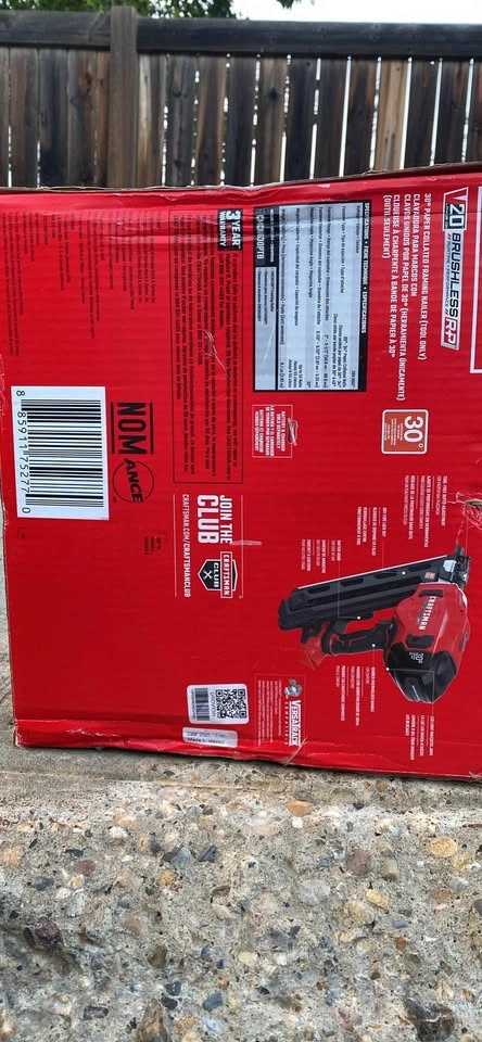 Brand New Craftsman V20 Framing Nailer & Drill/Driver Kit - photo 2