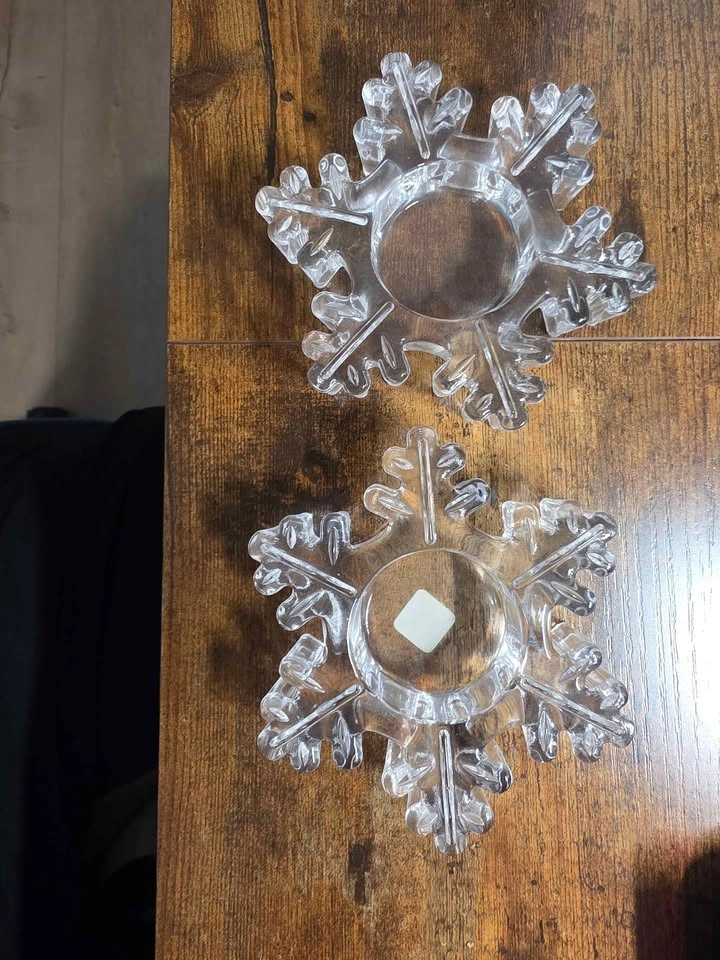 PartyLite Snowflake Tealight Pair P9462 - photo 4
