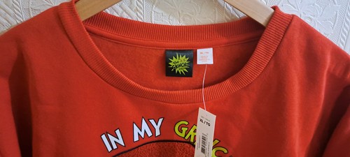 The Grinch! Cotton/Poly, Low Cut Sweatshirt/Plush Embroidery, XL - photo 2