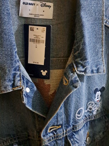 Old Navy x Disney Men's/Unisex LG Denim Jacket - photo 2
