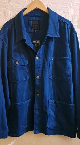 Tommy Hilfiger Men's XL Dark Teal Denim/Cotton Jacket NWT - photo 4