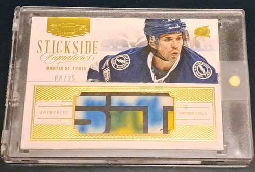 2013-14 Panini Stickside Martin St. Louis Autograph