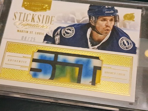 2013-14 Panini Stickside Martin St. Louis Autograph - photo 2