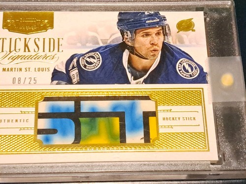 2013-14 Panini Stickside Martin St. Louis Autograph - photo 3