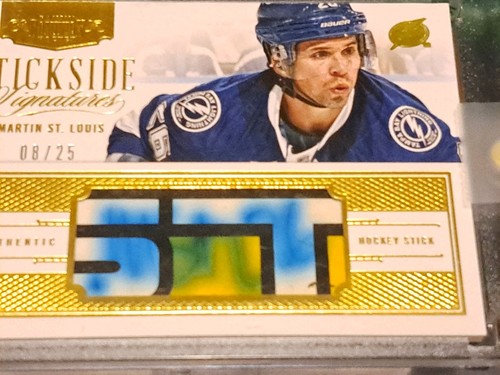 2013-14 Panini Stickside Martin St. Louis Autograph - photo 4