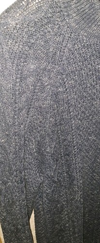 Tommy Hilfiger Men's LG 100% Cotton Indigo Cable-Knit Sweater - photo 3