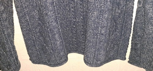 Tommy Hilfiger Men's LG 100% Cotton Indigo Cable-Knit Sweater - photo 5