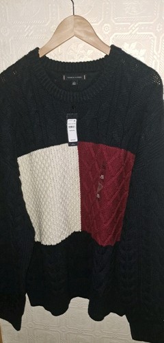 Tommy Hilfiger Men's XL Heavy Wool Blend Fisherman Sweater - photo 2