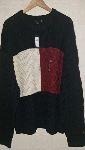 Tommy Hilfiger Men's XL Heavy Wool Blend Fisherman Sweater - photo 3