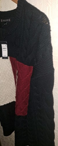 Tommy Hilfiger Men's XL Heavy Wool Blend Fisherman Sweater - photo 5