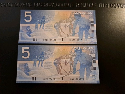 2003-04 Bank Of Canada $5, 3 & 4 Digit Radar Notes