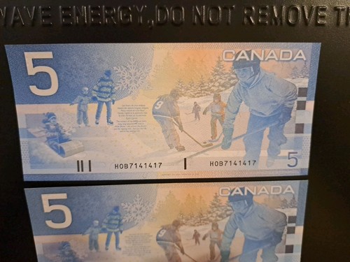 2003-04 Bank Of Canada $5, 3 & 4 Digit Radar Notes - photo 3