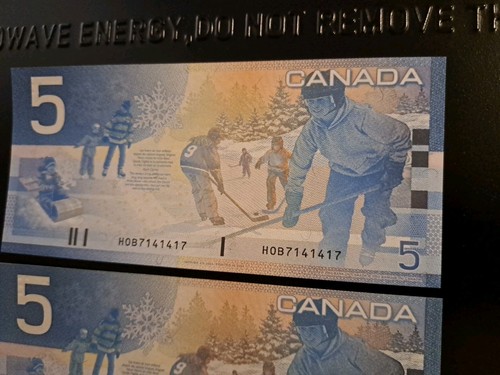 2003-04 Bank Of Canada $5, 3 & 4 Digit Radar Notes - photo 4