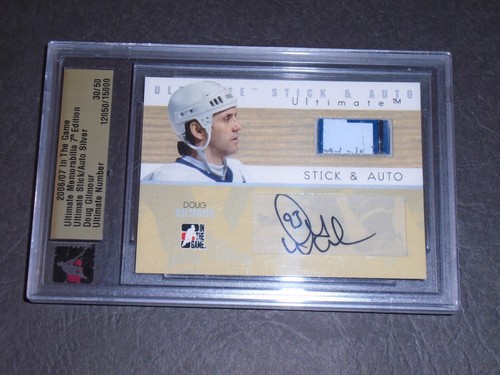 2006-07 In The Game Ultimate Doug Gilmour Maple Leafs Card