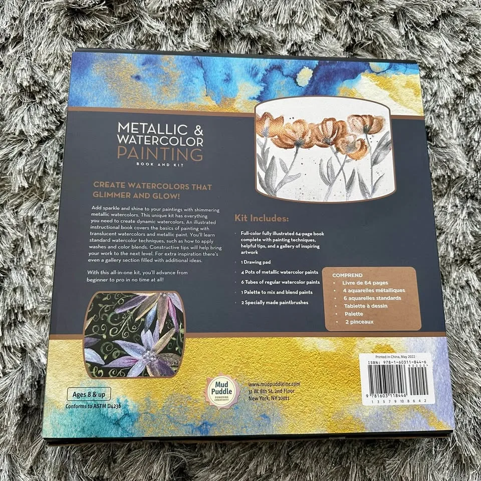 Metallic & Watercolor Painting Book and Kit image indicator(2)