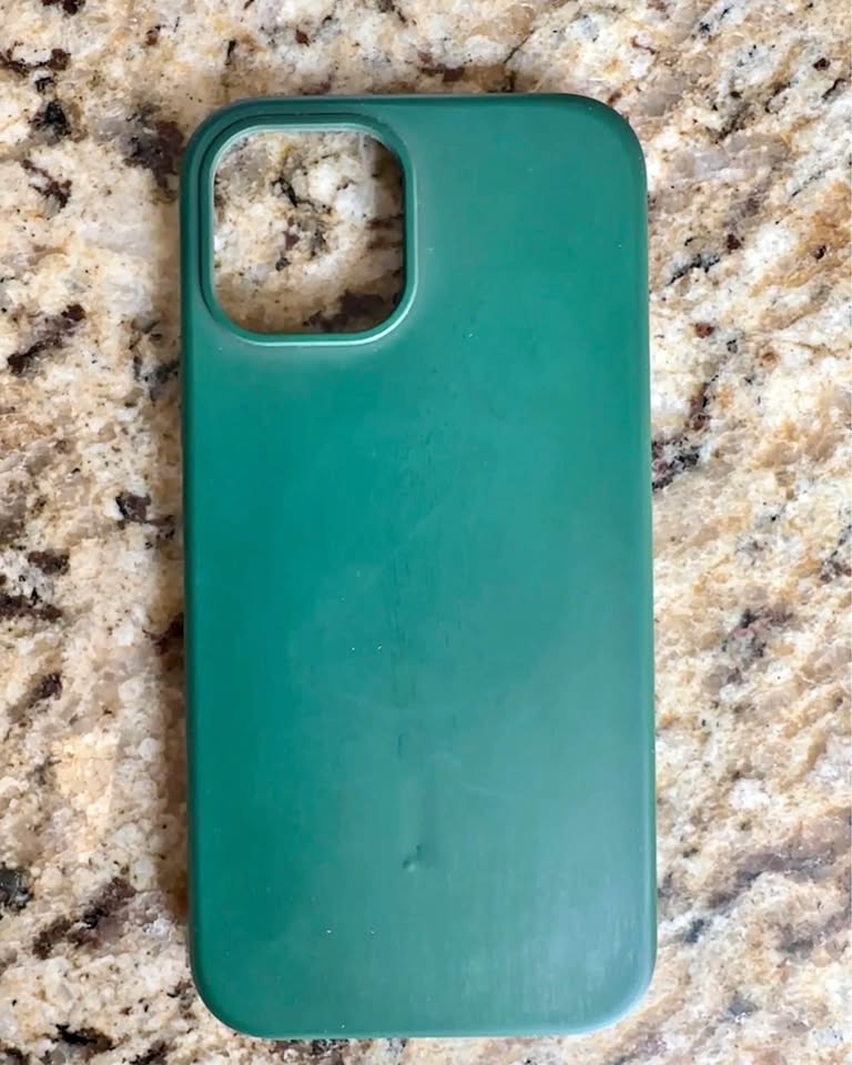 Green Latex IPhone 12 Pro Case