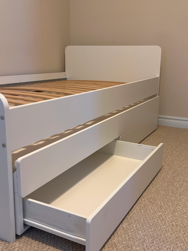 IKEA SINGLE BED - USED FOR A MONTH ONLY