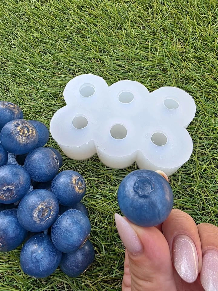 Handmade 6 Blueberry Mold