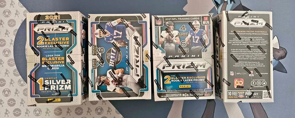 2021-22 Panini Prizm NFL Blaster Box thumbnail