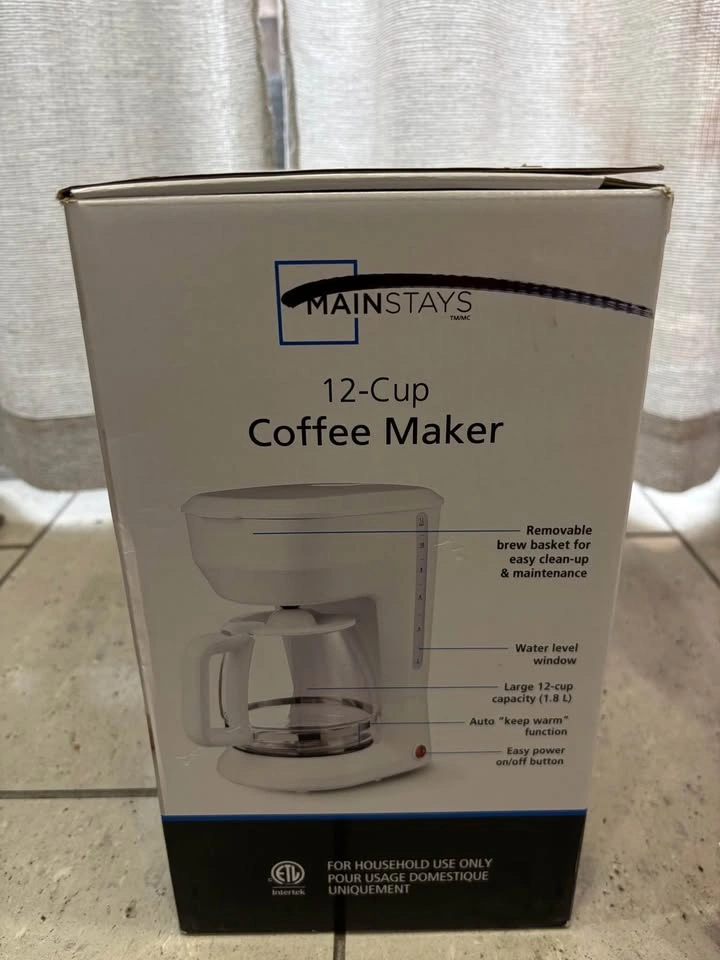 Mainstays 12-Cup Coffee Maker – Excellent Condition - photo 5