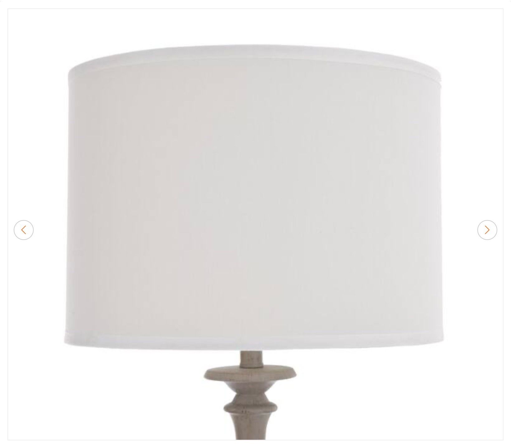 61 in. Distressed Gray Floor Lamp with Taupe Silk Shade - New - photo 3