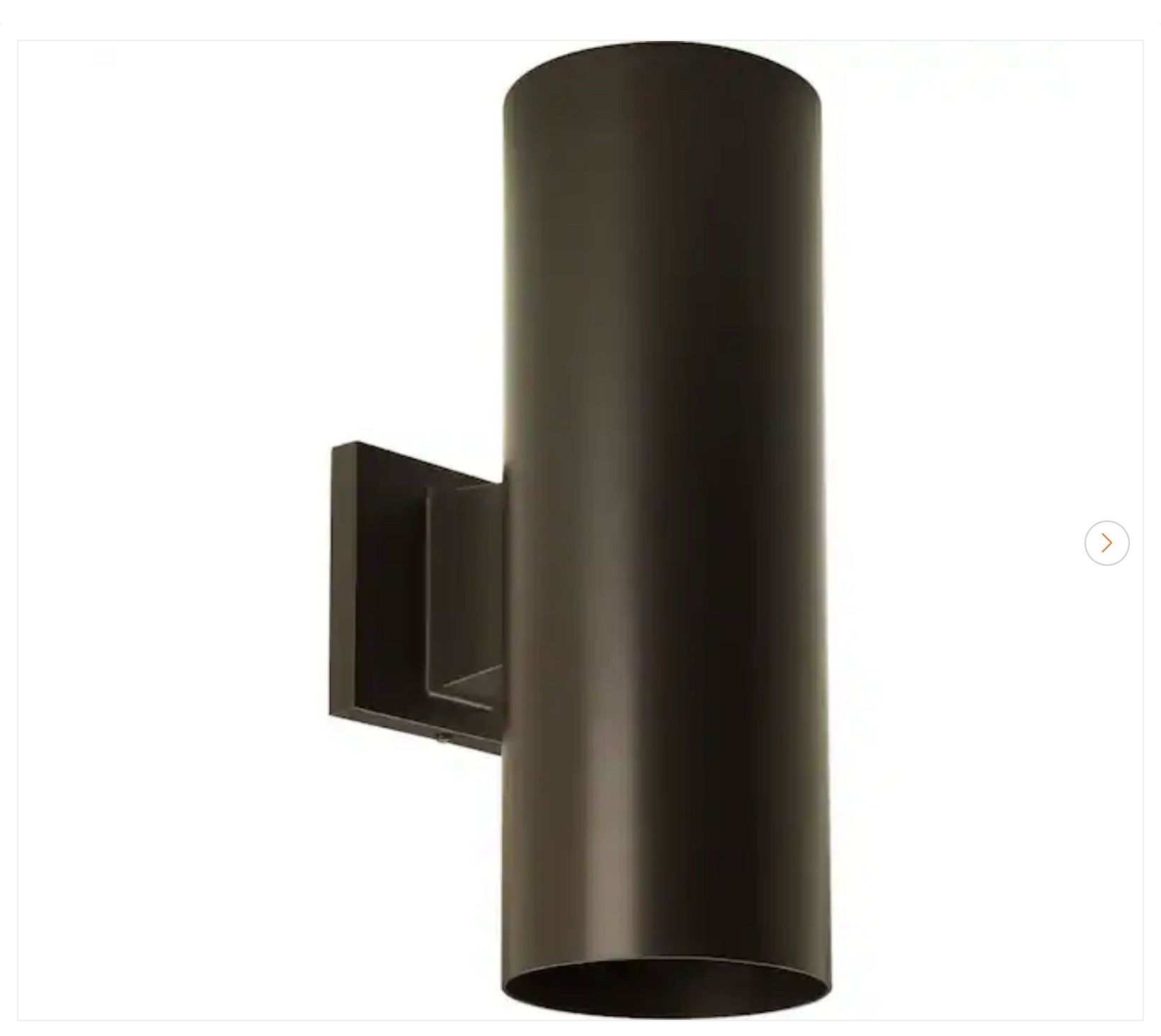 Coastal 5 in. Antique Bronze Outdoor Wall Light - Set of 2