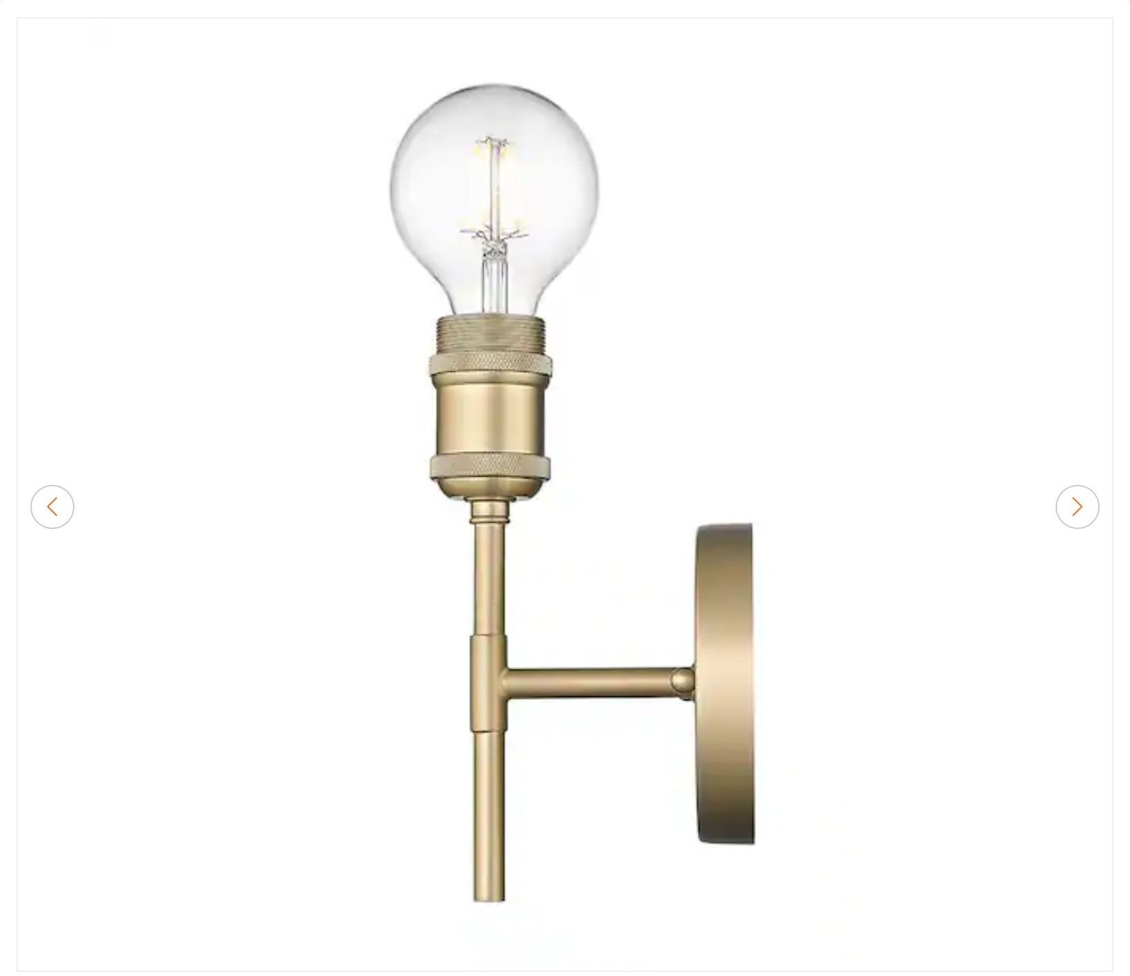 Golden Lighting Axel 1-Light Champagne Bronze Sconce Set of 2 - photo 3