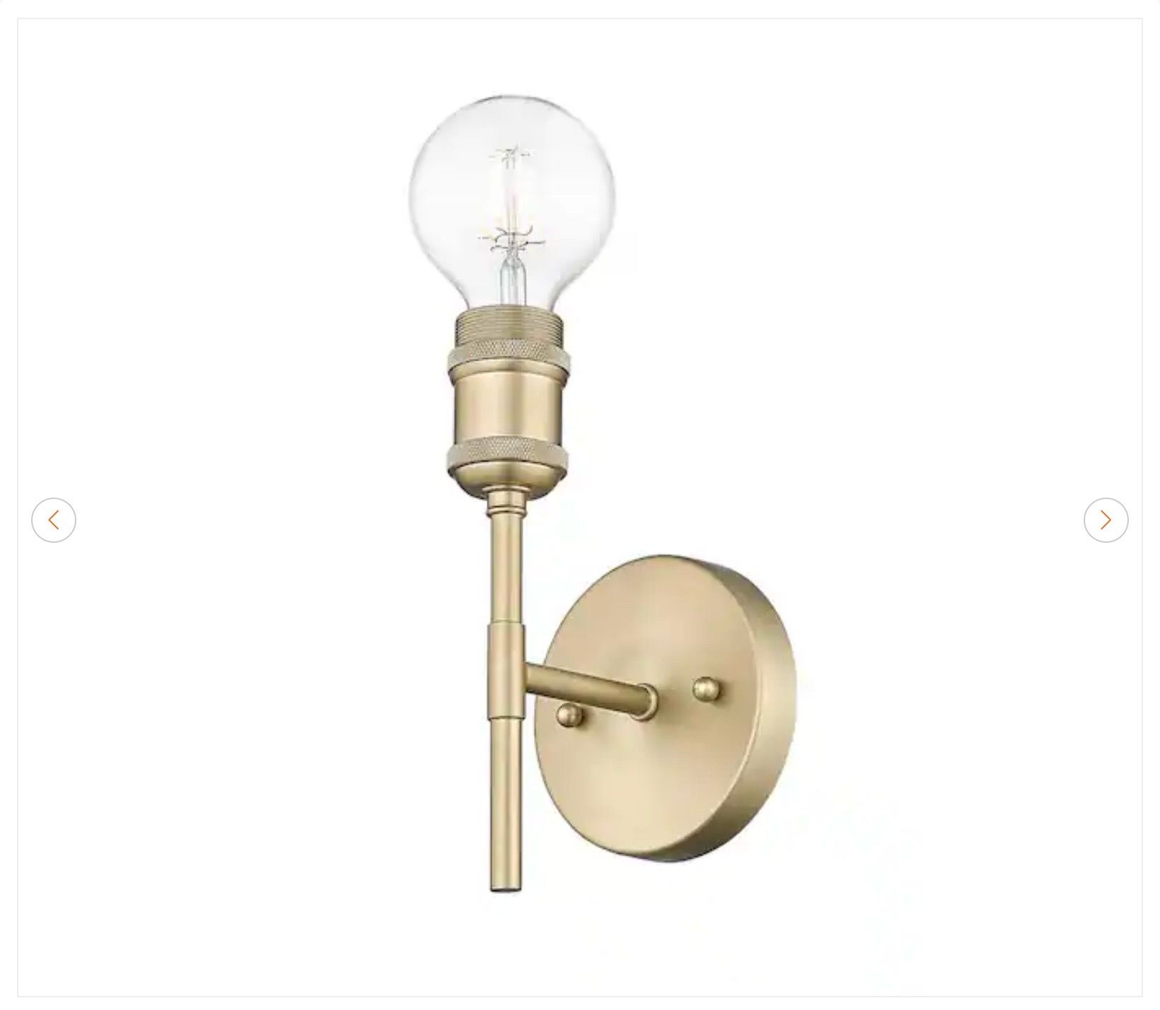 Golden Lighting Axel 1-Light Champagne Bronze Sconce Set of 2 - photo 5