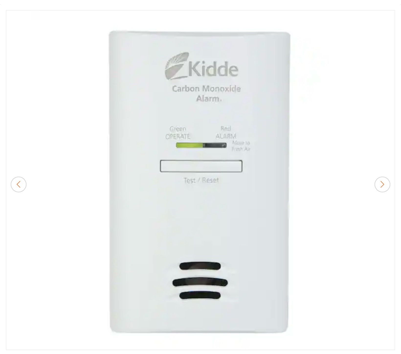 Kidde Firex Plug-In Carbon Monoxide Detector, AA Battery Backup - photo 3