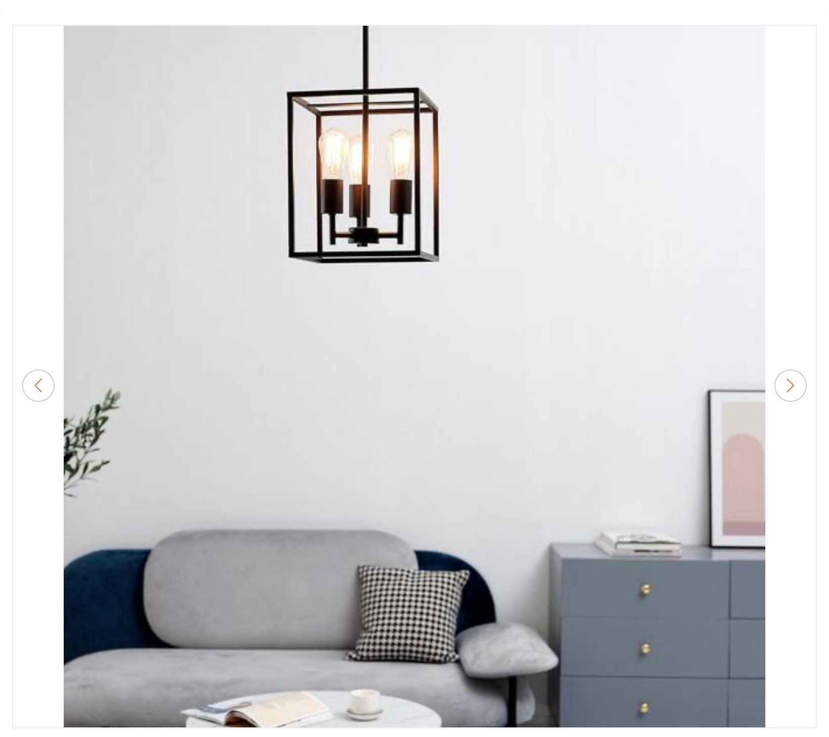 Heath 3-Light Matte Black Convertible Ceiling Light - New - photo 4