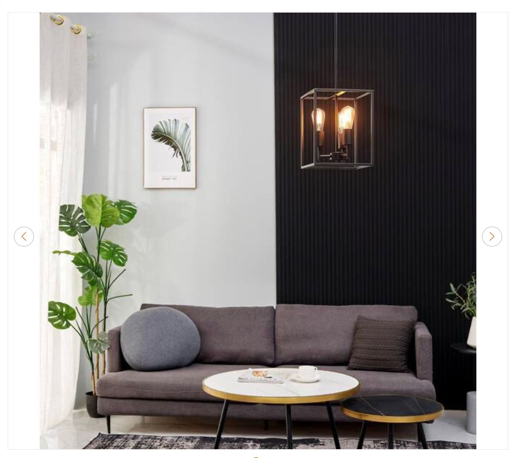 Heath 3-Light Matte Black Convertible Ceiling Light - New - photo 5