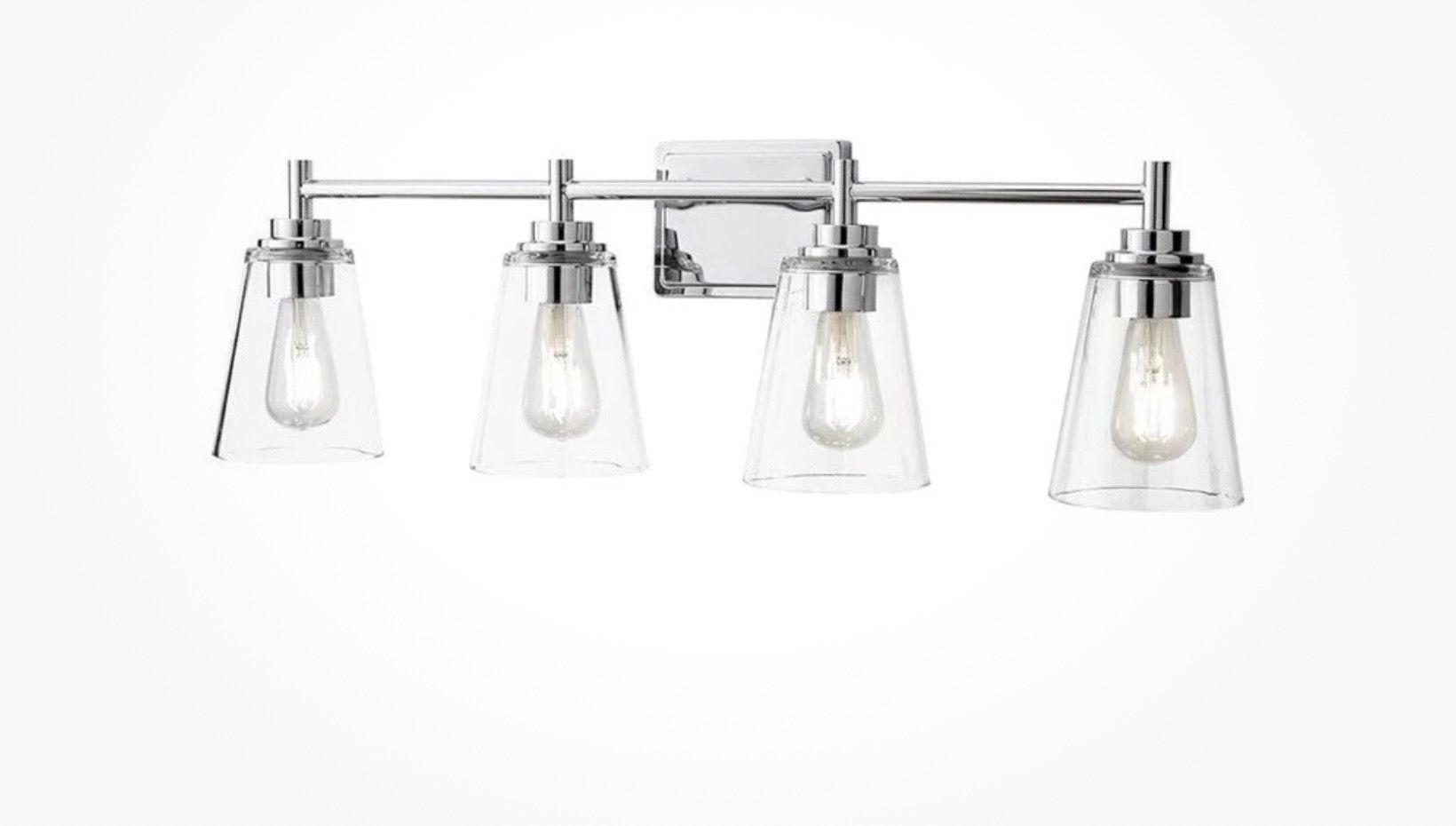 Hampton Bay Wakefield 4 Light Vanity Light Chrome - New