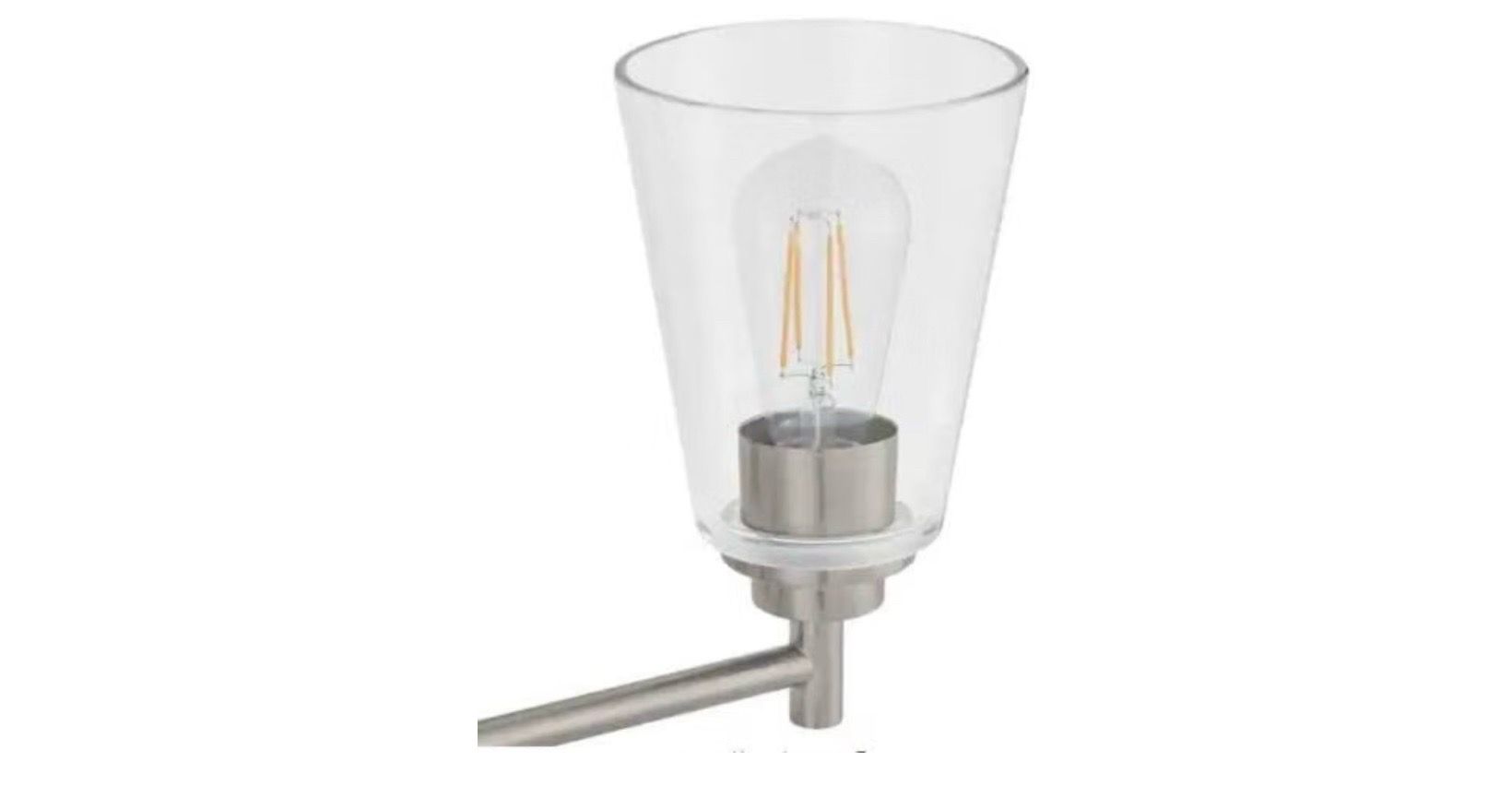 Hampton Bay Wakefield 4 Light Vanity Light Chrome - New - photo 5