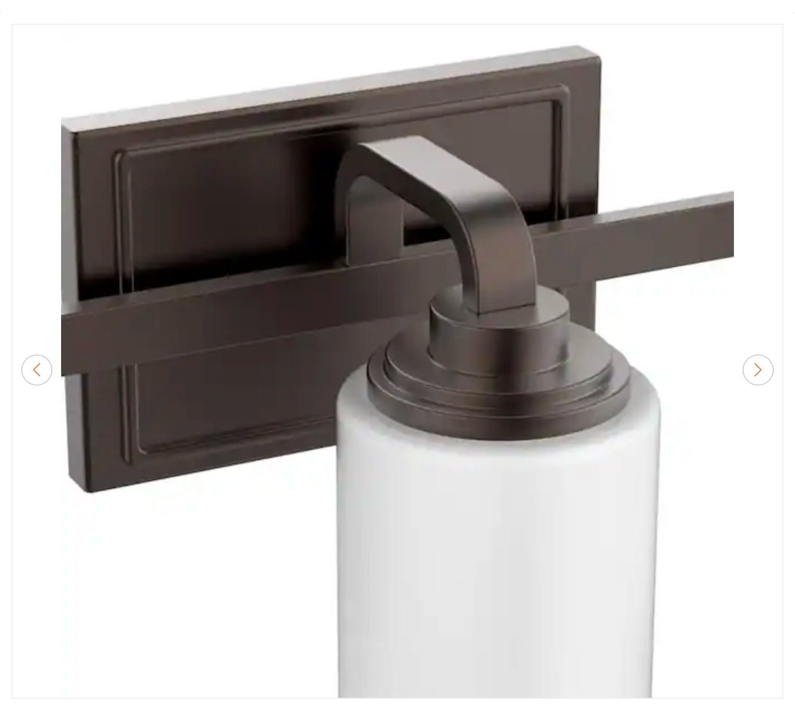 21 in. 3-Light Oil-Rubbed Bronze Contemporary Bathroom Vanity Li - photo 5