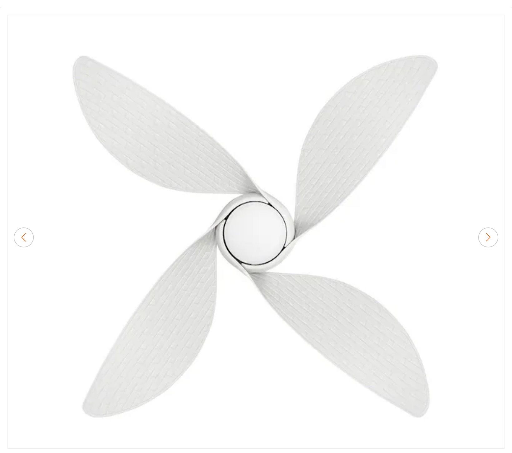 Hampton Bay Fernbrooke 52 in. Matte White Ceiling Fan - New - photo 3