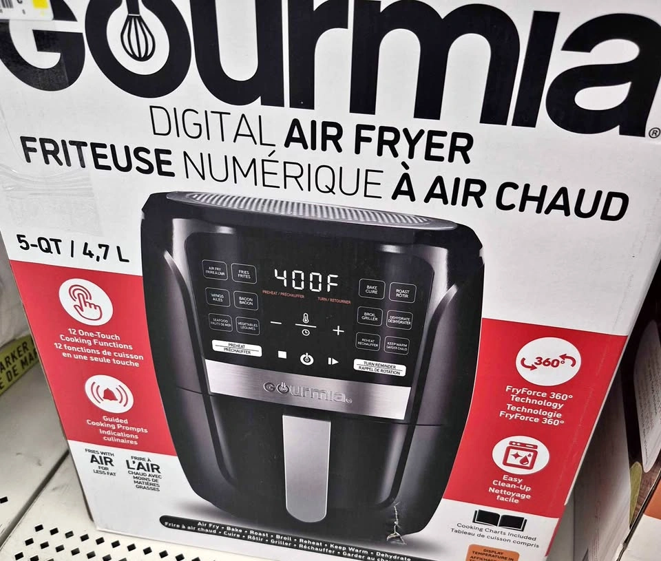 Brand New Gourmia 5-Quart Digital Air Fryer