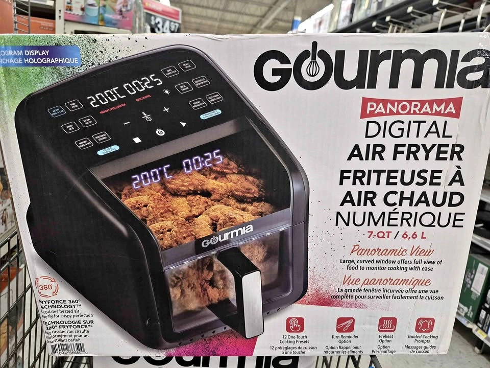 Brand New Gourmia Panorama 7-QT Digital Air Fryer